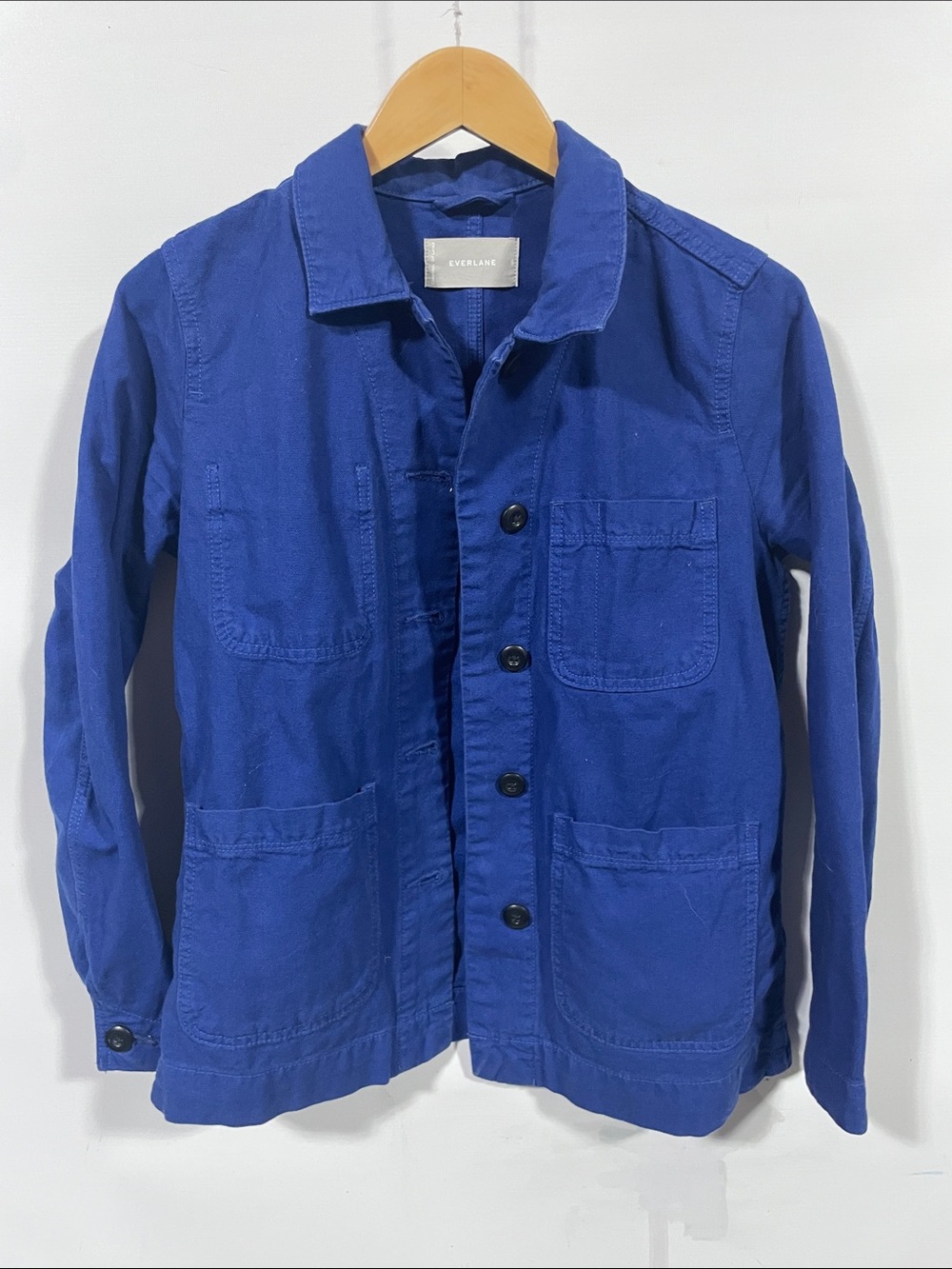 Everlane women’s Royal Blue Lightweight Chore Jacket